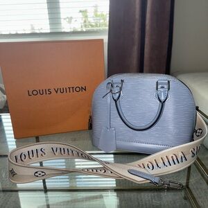 Louis Vuitton Light Blue Alma bb Purse/ Bag- Authentic!!